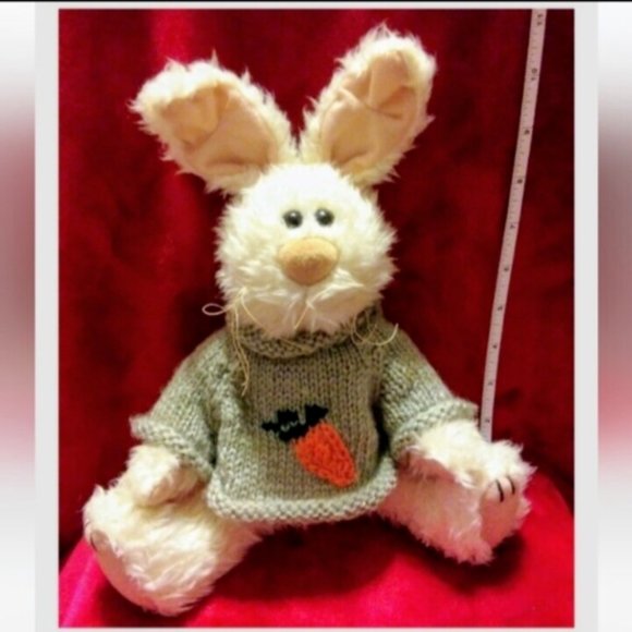 Vintage Gibson Greeting Bunny Rabbit Plush Keepsake Kritters Poseable Jointed - Picture 1 of 1